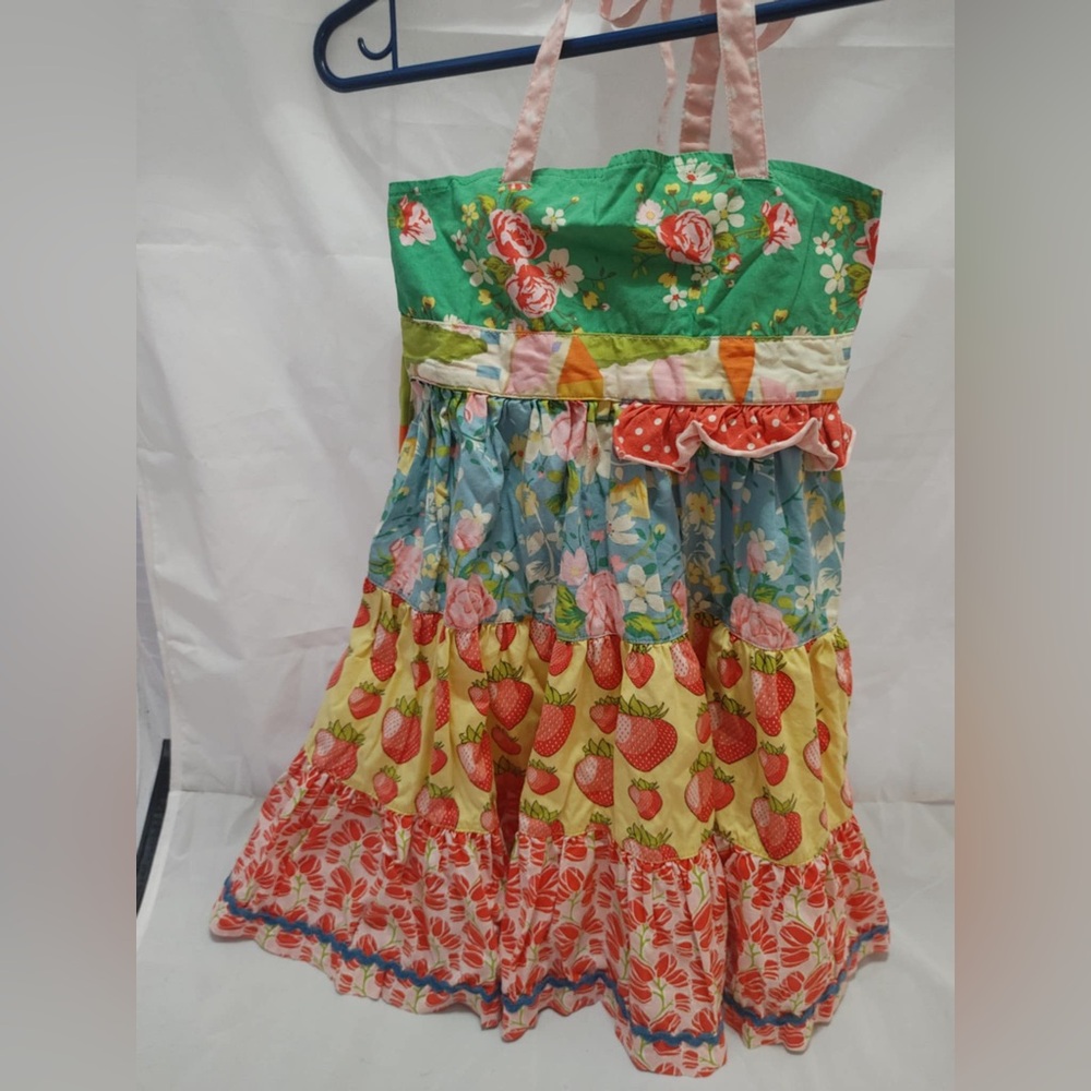 Matilda Jane Floral and Strawberry Patchwork Dress